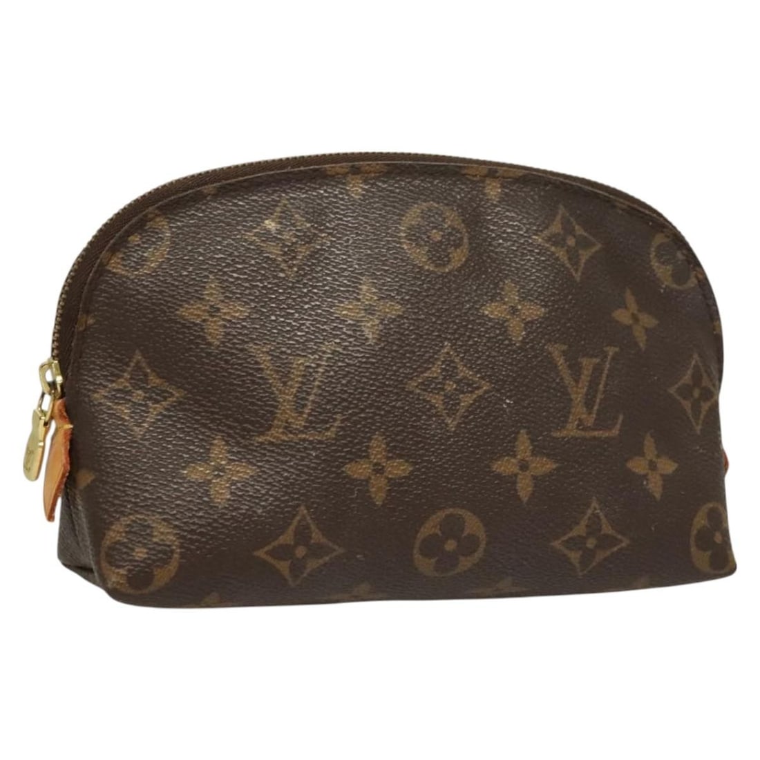 LOUIS VUITTON Monogram Cosmetic Pouch M47515 Authentic Makeup Bag: LOUIS VUITTON Monogram Cosmetic Pouch M47515 Authentic Makeup Bag Experience the luxury of LOUIS VUITTON with this Monogram Pochette Cosmetic PM Cosmetic Pouch. Crafted from durable Monogram Canvas, t