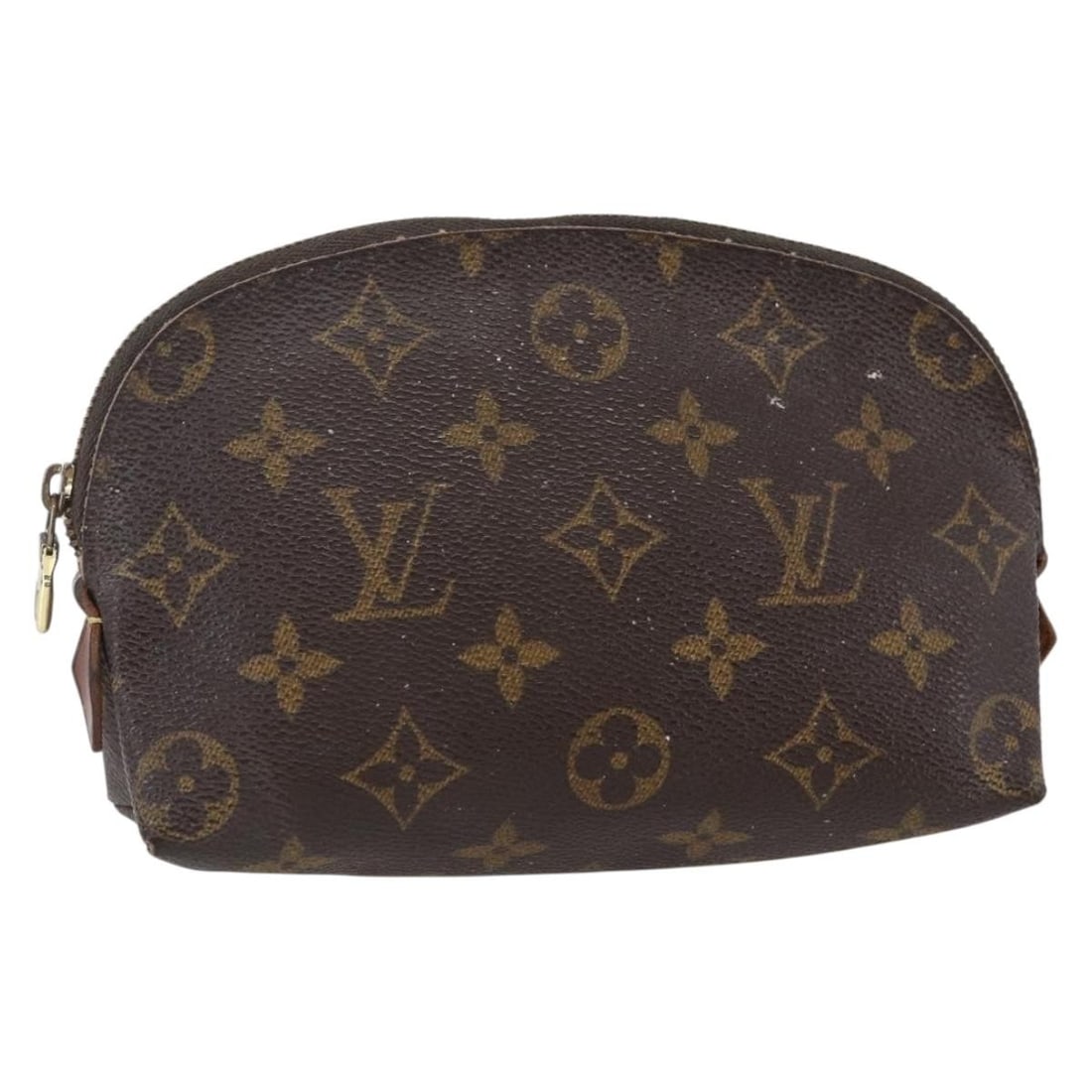 LOUIS VUITTON Monogram Pochette Cosmetic Pouch M43998 Authentic (1 of 18)