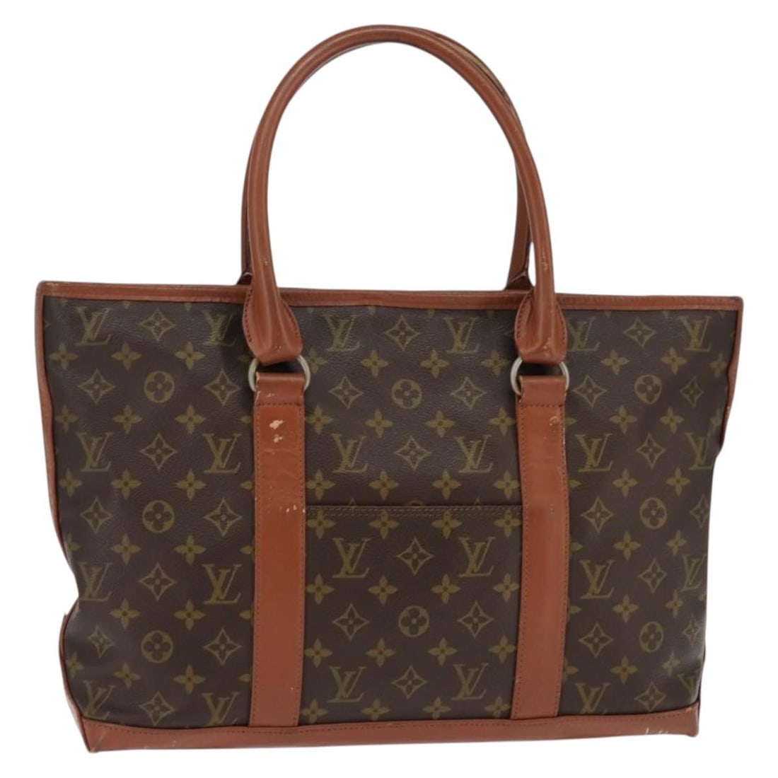 LOUIS VUITTON Monogram Sac Weekend PM Hand Bag M42425 Authentic France: LOUIS VUITTON Monogram Sac Weekend PM Hand Bag M42425 Authentic France This authentic LOUIS VUITTON Monogram Sac Weekend PM Hand Bag is a stylish accessory crafted from premium Monogram Canvas. Design