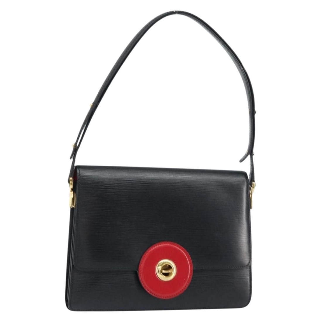 LOUIS VUITTON Epi Free Run Bicolor Shoulder Bag Red Black M52417 Auth: LOUIS VUITTON Epi Free Run Bicolor Shoulder Bag Red Black M52417 Auth This authentic LOUIS VUITTON Epi Free Run Bicolor Shoulder Bag combines a striking red and black color palette, crafted from durab