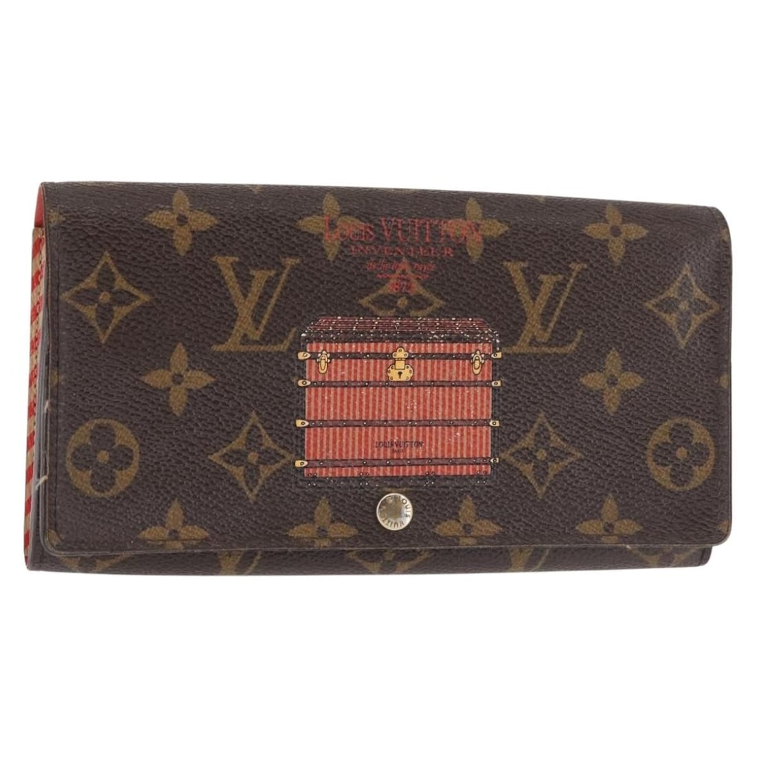 LOUIS VUITTON M60415 Monogram Sarah Long Wallet Authenticated (1 of 18)
