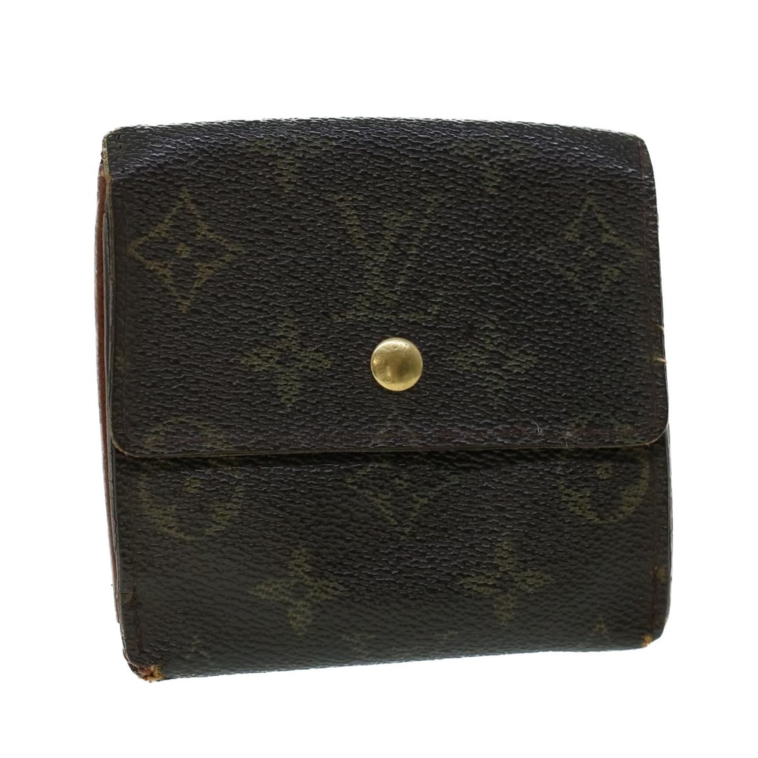 LOUIS VUITTON Monogram Portefeuille Elise Wallet M61654 USA Auth (1 of 18)