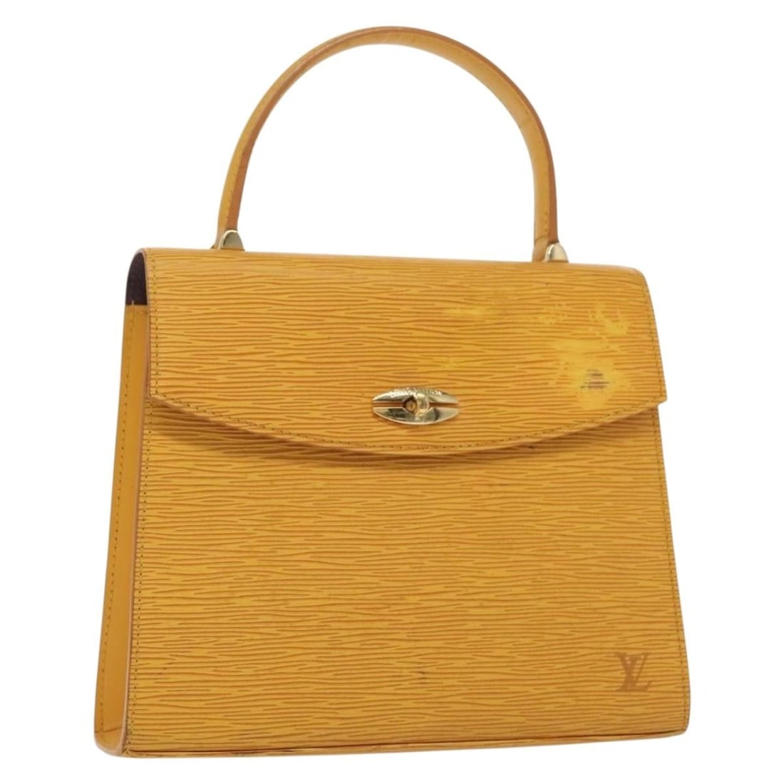 Louis Vuitton Malesherbes Hand Bag Epi Leather Tassili Yellow M52379: Louis Vuitton Malesherbes Hand Bag Epi Leather Tassili Yellow M52379 This Louis Vuitton Malesherbes Hand Bag is a luxurious accessory crafted from high-quality Epi leather in a stunning Tassili Yellow