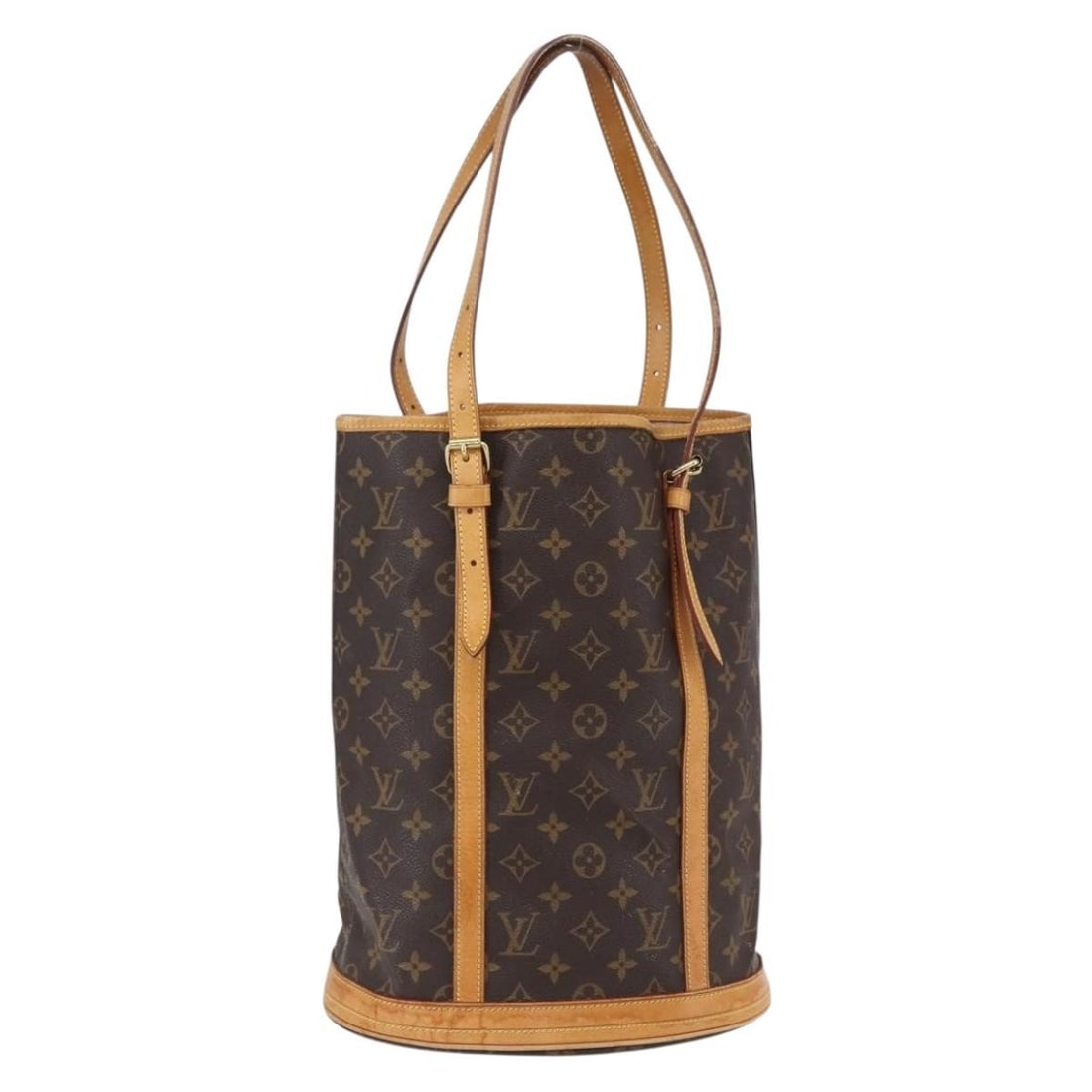 LOUIS VUITTON Monogram Bucket GM Shoulder Bag M42236 Auth France (1 of 18)