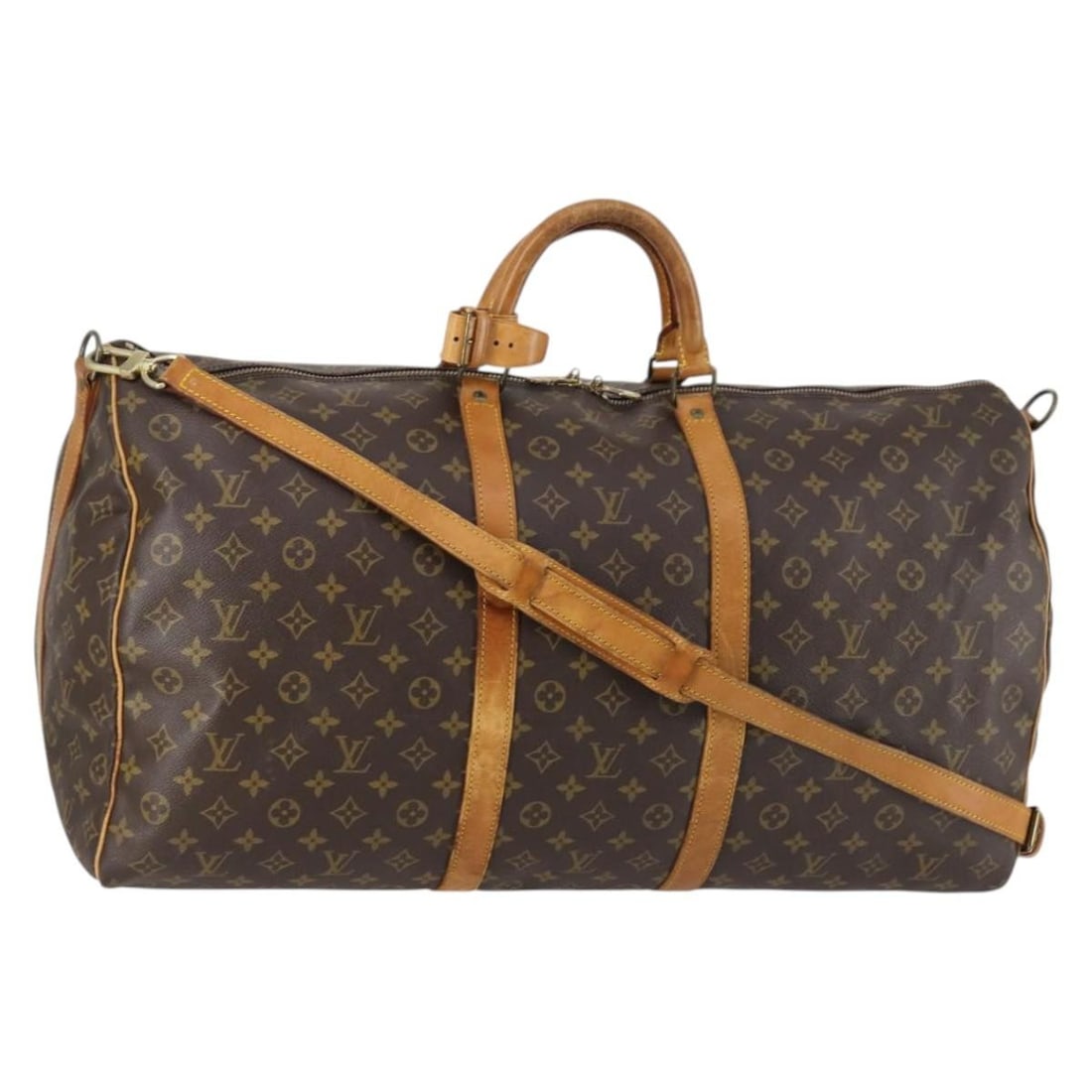 LOUIS VUITTON Monogram Keepall Bandouliere 60 M41412 Boston Bag: LOUIS VUITTON Monogram Keepall Bandouliere 60 M41412 Boston Bag This LOUIS VUITTON Monogram Keepall Bandouliere 60 Boston Bag is an iconic piece crafted from high-quality Monogram Canvas. Designed for