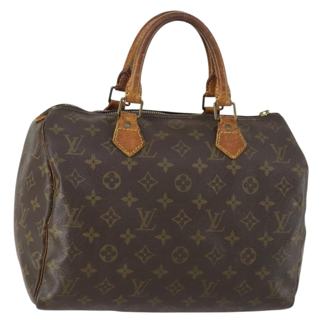 Louis Vuitton Speedy 30 Monogram Canvas Handbag M41526 France: Louis Vuitton Speedy 30 Monogram Canvas Handbag M41526 France This is a Louis Vuitton Monogram Speedy 30 handbag crafted from signature monogram canvas. The bag features dual top handles and a spaciou