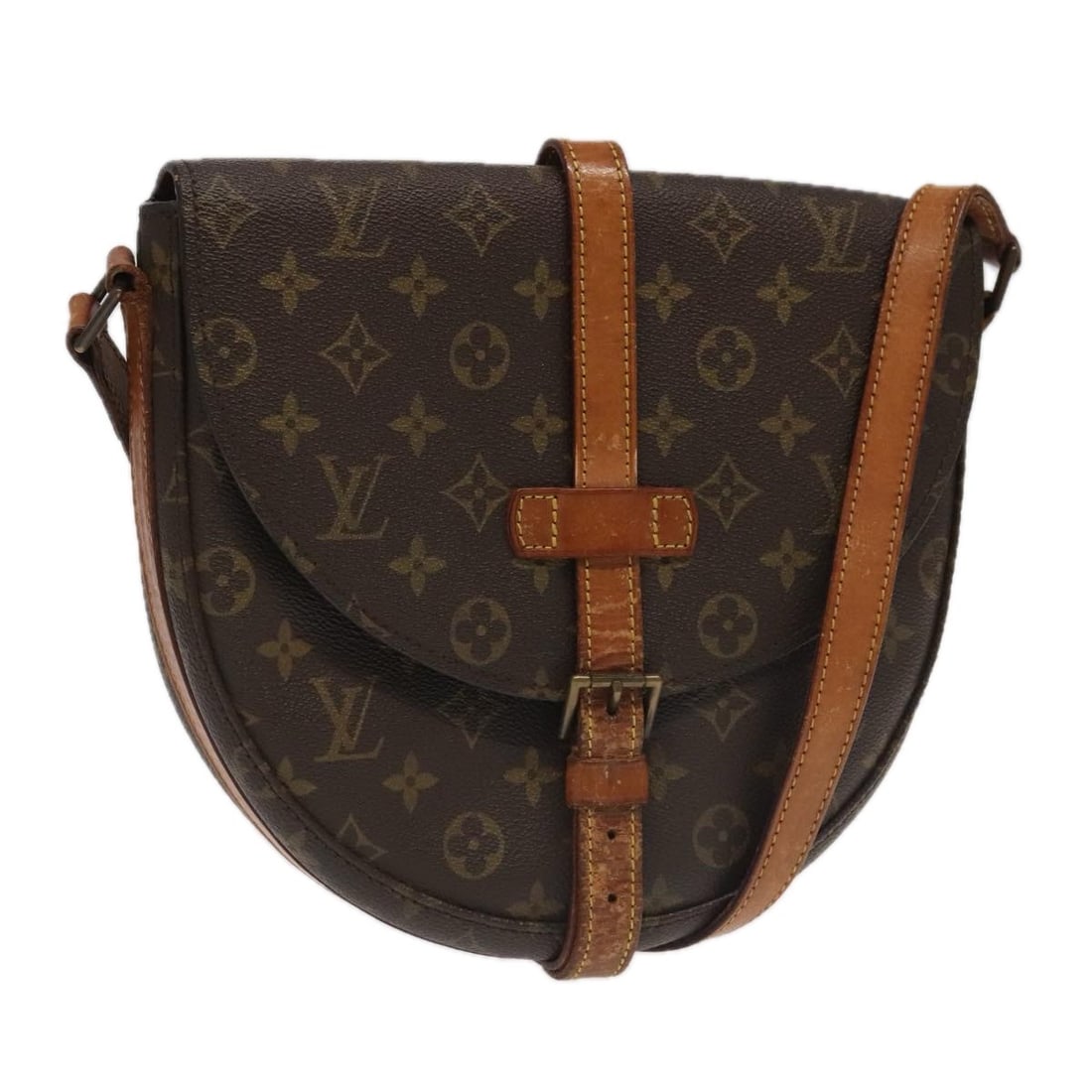 LOUIS VUITTON Monogram Chantilly GM Shoulder Bag M51232 Made in France: LOUIS VUITTON Monogram Chantilly GM Shoulder Bag M51232 Made in France Introducing the LOUIS VUITTON Monogram Chantilly GM Shoulder Bag, a stylish and practical accessory crafted from durable Monogram