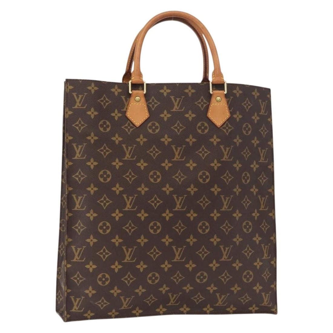 Louis Vuitton Sac Plat Monogram Canvas M51140 Tote Bag France (1 of 18)