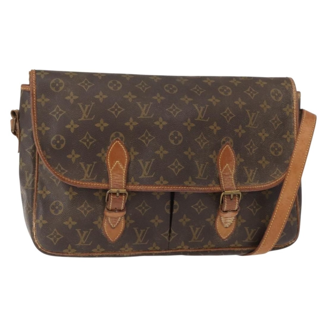 LOUIS VUITTON Monogram Gibeciere GM Shoulder Bag M42246 Authentic France: LOUIS VUITTON Monogram Gibeciere GM Shoulder Bag M42246 Authentic France This LOUIS VUITTON Monogram Gibeciere GM Shoulder Bag (Model M42246) is a stylish accessory made in France, featuring a classic