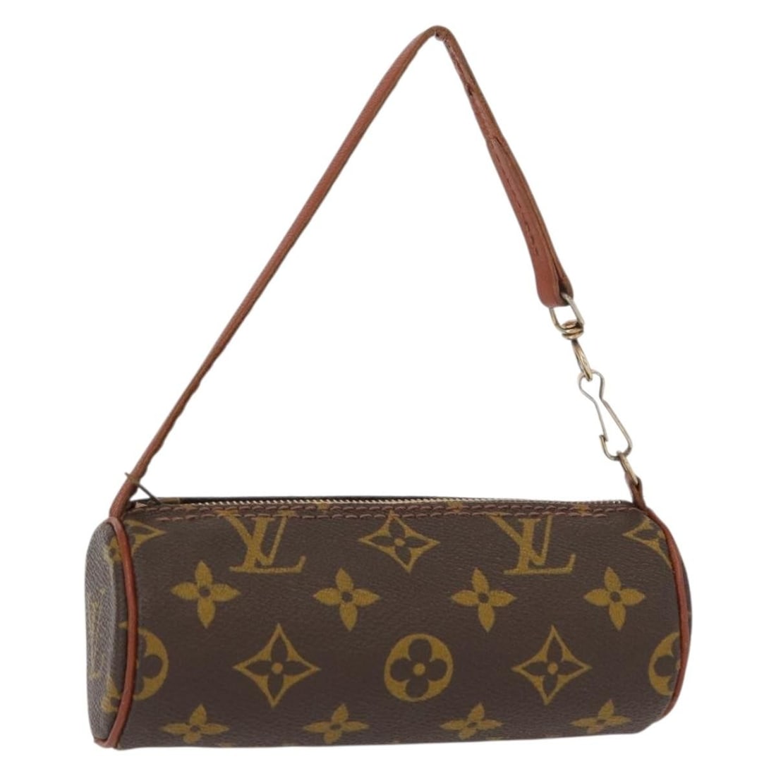 LOUIS VUITTON Monogram Papillon Pouch Auth 156933 France: LOUIS VUITTON Monogram Papillon Pouch Auth 156933 France This authentic Louis Vuitton Monogram Papillon Pouch is a stylish accessory crafted from durable Monogram Canvas. With its classic monogram pat