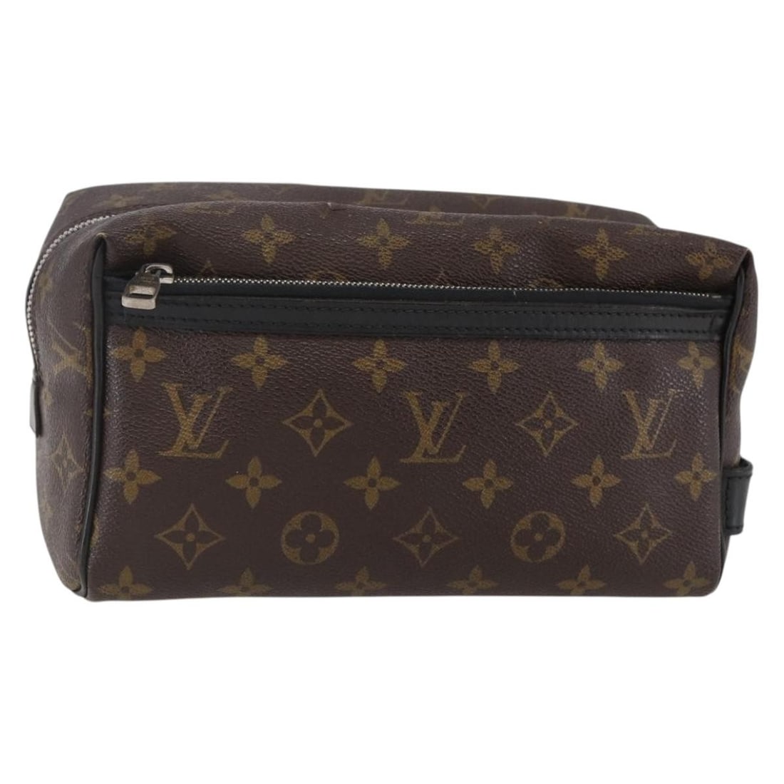 LOUIS VUITTON Monogram Macassar Trousse Toilette Clutch Bag M40378 Auth BA3151: LOUIS VUITTON Monogram Macassar Trousse Toilette Clutch Bag M40378 Auth BA3151 This LOUIS VUITTON Monogram Macassar Trousse Toilette Bag (M40378) is a stylish clutch bag crafted from durable Monogram