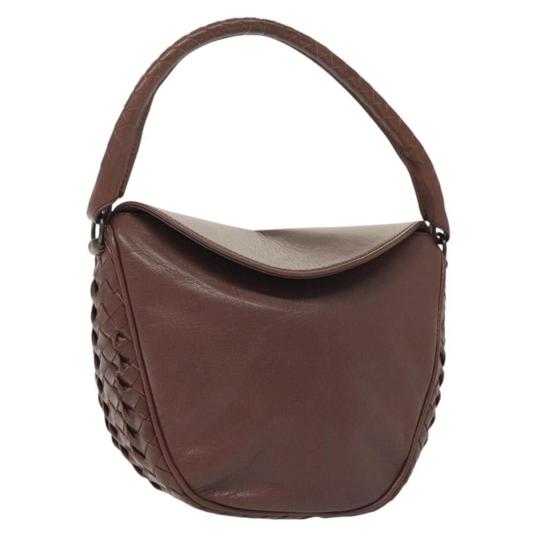 Bottega Veneta Intrecciato Purple Leather Hand Bag Italy Auth SW1480V: Bottega Veneta Intrecciato Purple Leather Hand Bag Italy Auth SW1480V Discover the elegant Bottega Veneta Intrecciato Hand Bag, crafted from luxurious purple leather. This Italian-made handbag feature