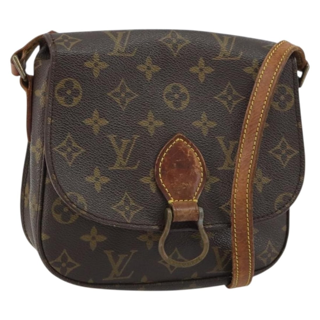 LOUIS VUITTON Monogram Saint Cloud MM Shoulder Bag M51243 Made in France: LOUIS VUITTON Monogram Saint Cloud MM Shoulder Bag M51243 Made in France This Louis Vuitton Monogram Saint Cloud MM Shoulder Bag (M51243) is a stylish and functional accessory made from durable Monogr