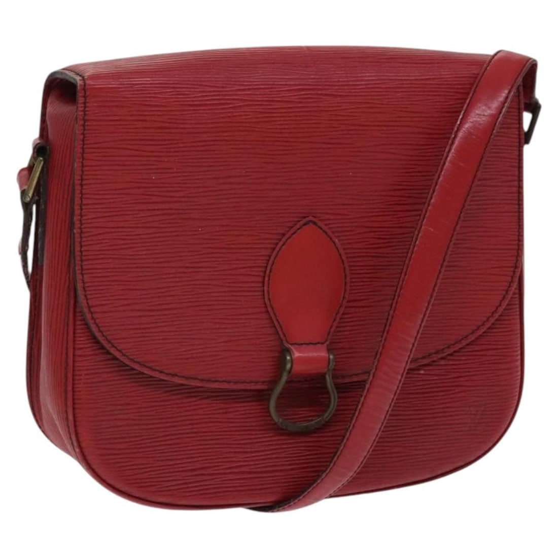 Louis Vuitton Epi Saint Cloud GM Shoulder Bag Red M52197 Made in France (1 of 18)