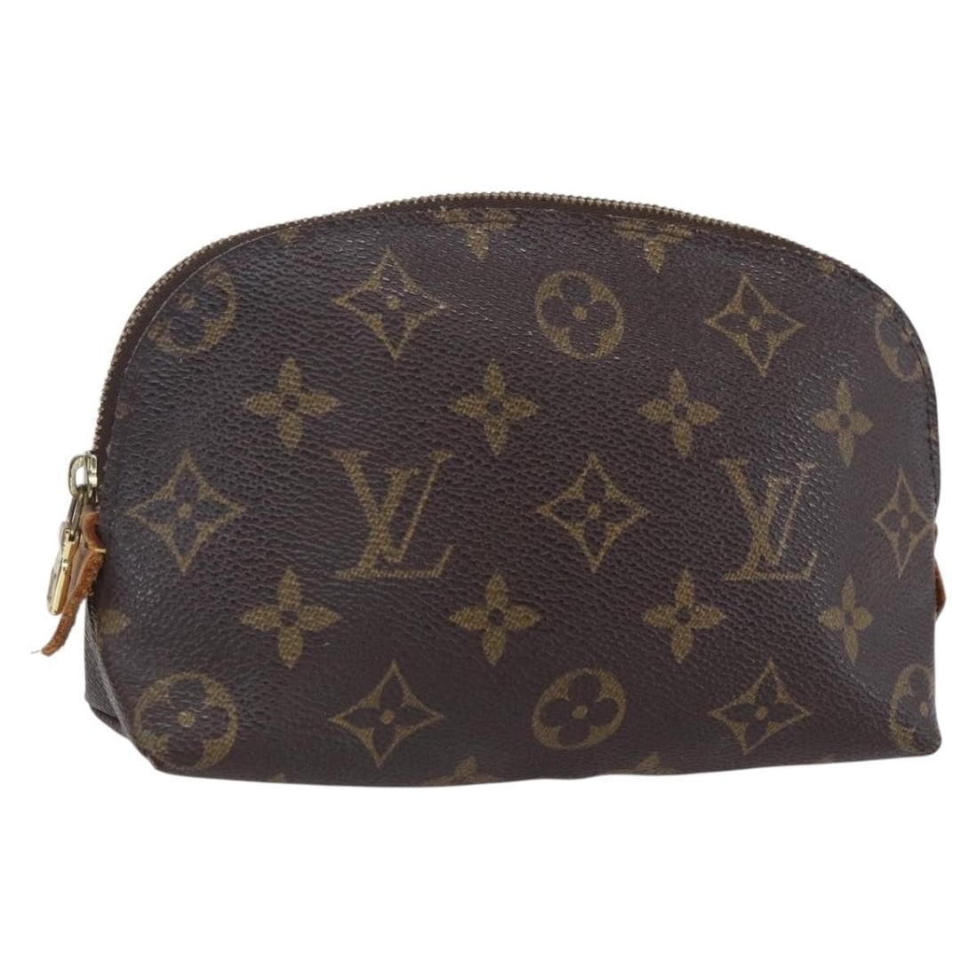 LOUIS VUITTON Monogram Cosmetic Pouch M43998 Auth Spain: LOUIS VUITTON Monogram Cosmetic Pouch M43998 Auth Spain Introducing the LOUIS VUITTON Monogram Pochette Cosmetic PM Pouch, a stylish and functional accessory crafted from durable Monogram Canvas. This