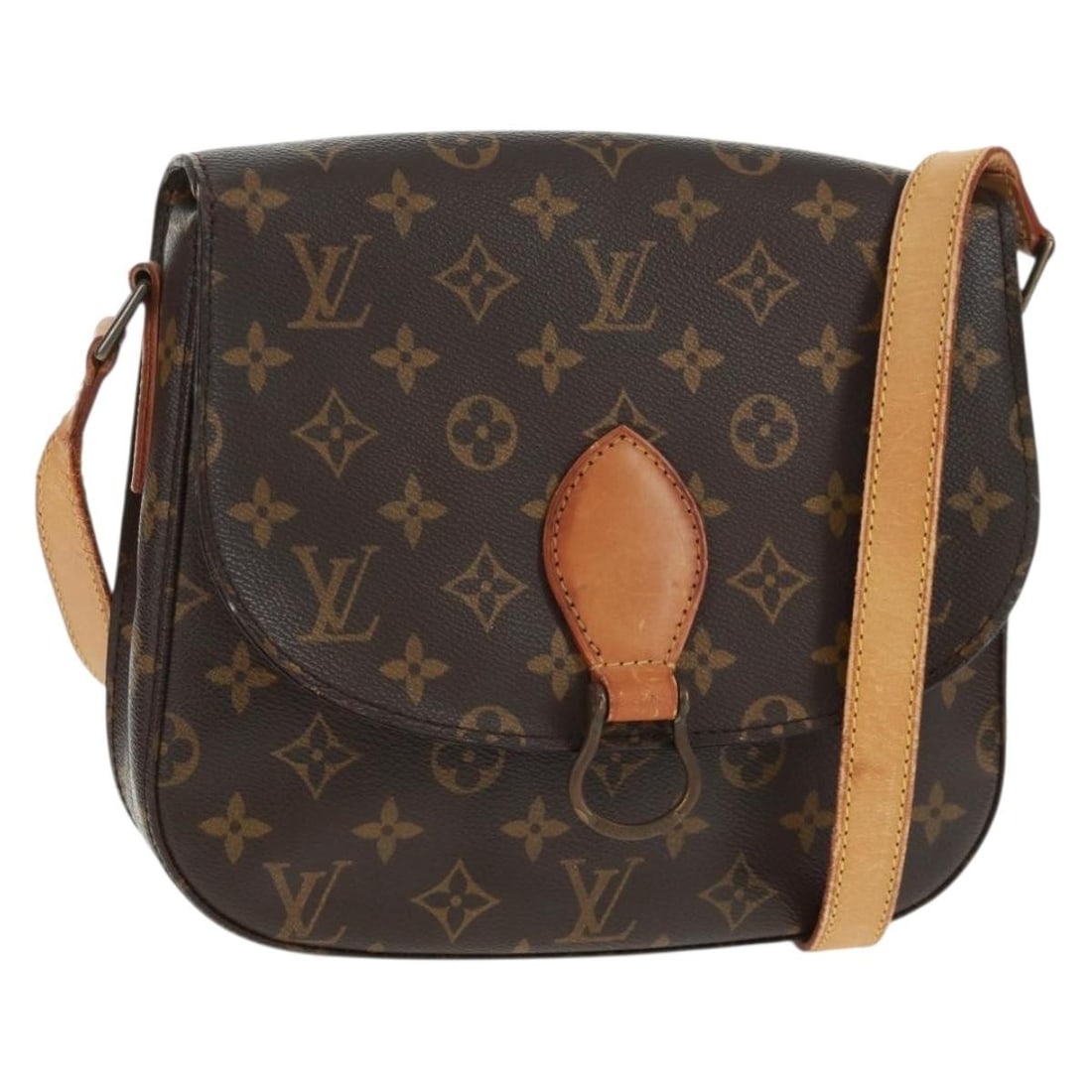 Louis Vuitton Saint Cloud GM Monogram Canvas Shoulder Bag M51242 France: Louis Vuitton Saint Cloud GM Monogram Canvas Shoulder Bag M51242 France This Louis Vuitton Monogram Saint Cloud GM Shoulder Bag features the iconic monogram canvas exterior in classic monogram color.