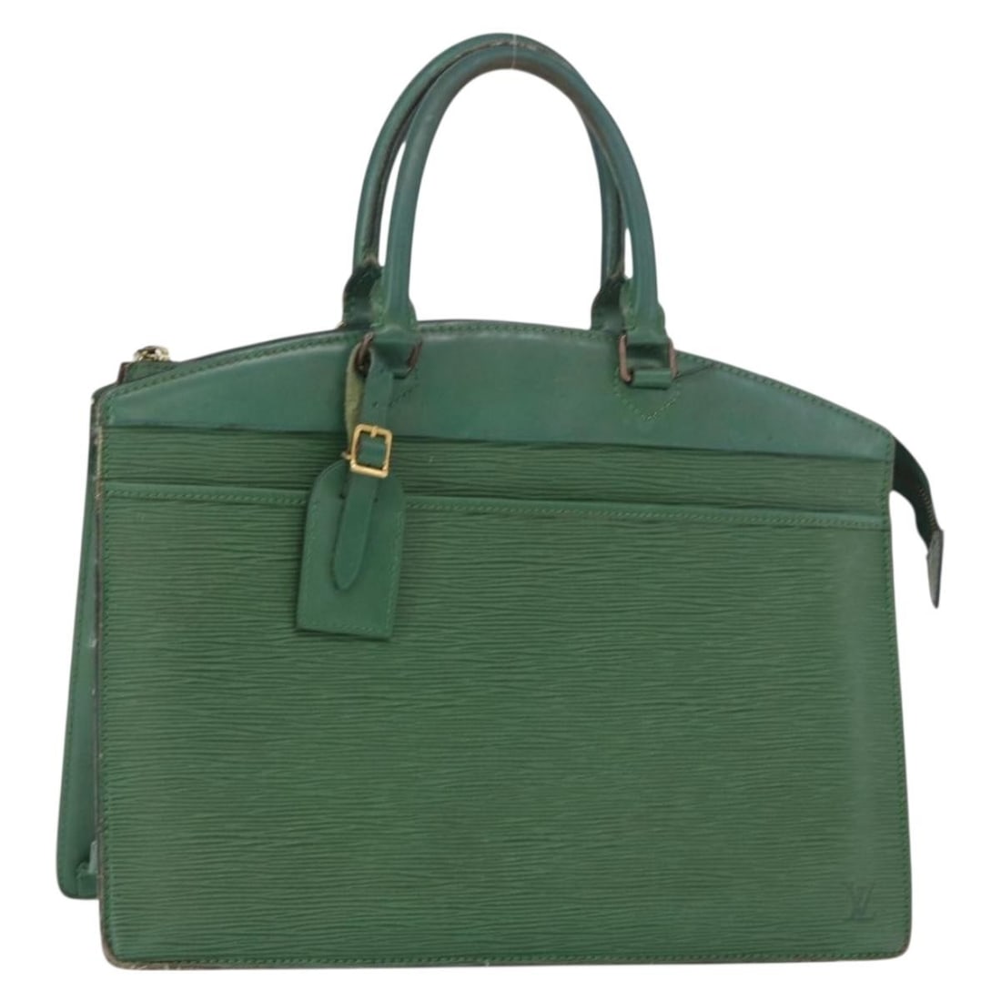 Green Epi Leather Riviera Bag by Louis Vuitton M48184 with Name Tag (1 of 18)
