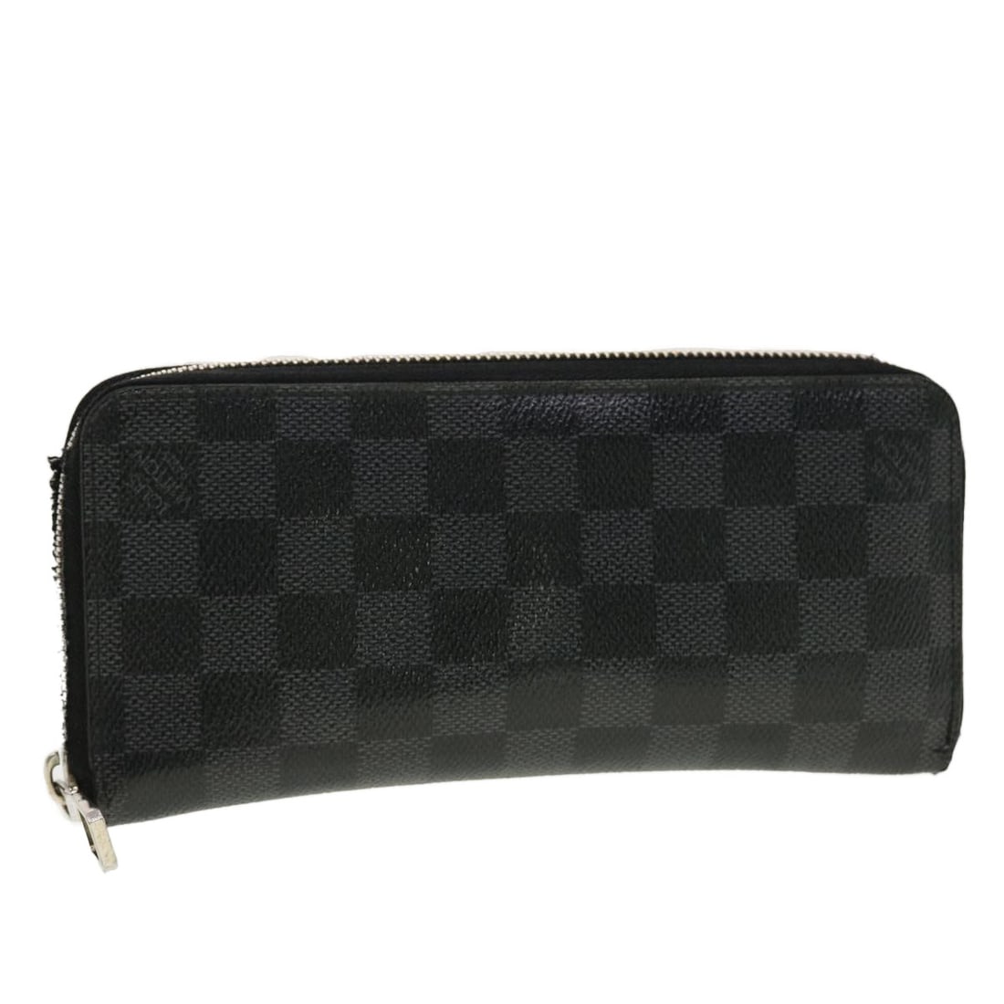 LOUIS VUITTON Damier Graphite Zippy Long Wallet N63095 Spain Auth (1 of 18)