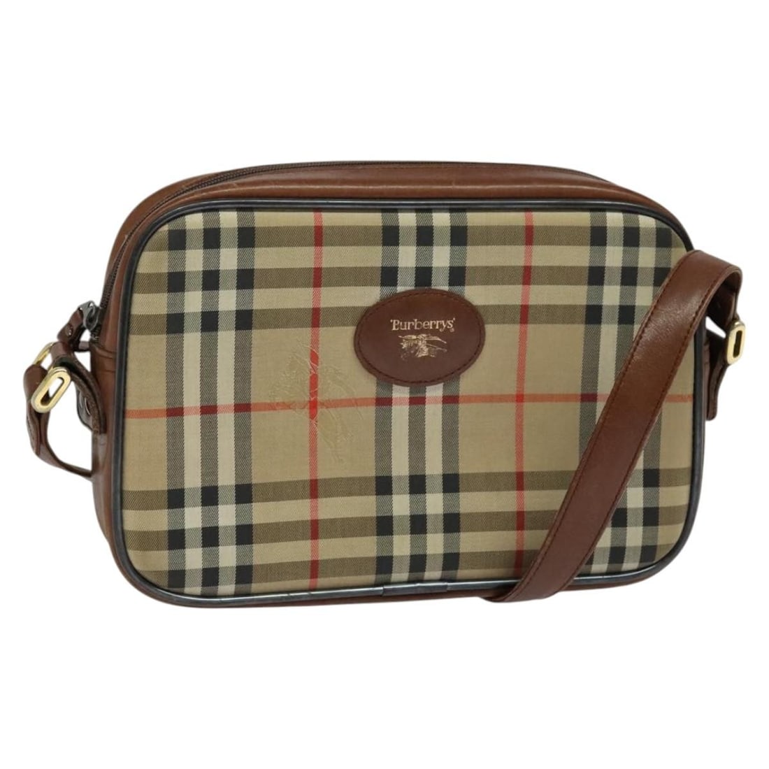 Burberrys Nova Check Beige Gold Canvas Shoulder Bag Auth: Burberrys Nova Check Beige Gold Canvas Shoulder Bag Auth This Burberrys Nova Check Shoulder Bag is crafted from durable canvas in a stylish beige and gold color combination. Designed for everyday use,