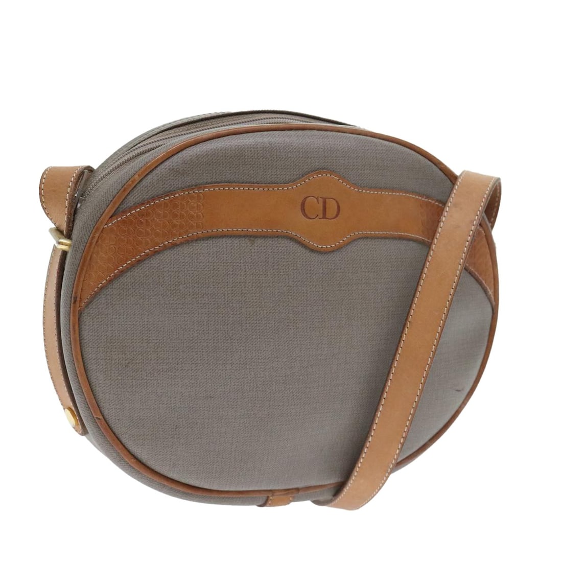 Christian Dior Gray Gold Leather Shoulder Bag 8.3 x 6.3 inches: Christian Dior Gray Gold Leather Shoulder Bag 8.3 x 6.3 inches Elevate your style with this authentic Christian Dior Shoulder Bag, masterfully crafted from premium leather in a sophisticated gray and