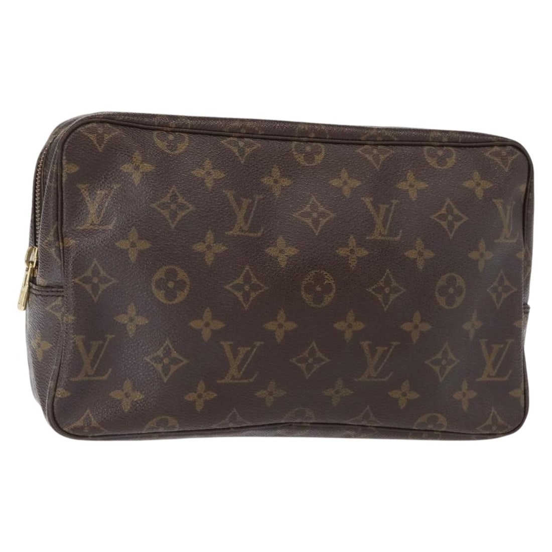 LOUIS VUITTON Monogram Trousse Toilette 28 Clutch Bag M47522 Auth: LOUIS VUITTON Monogram Trousse Toilette 28 Clutch Bag M47522 Auth This Louis Vuitton Monogram Trousse Toilette 28 Clutch Bag is a stylish accessory that blends functionality with the iconic Louis Vuit