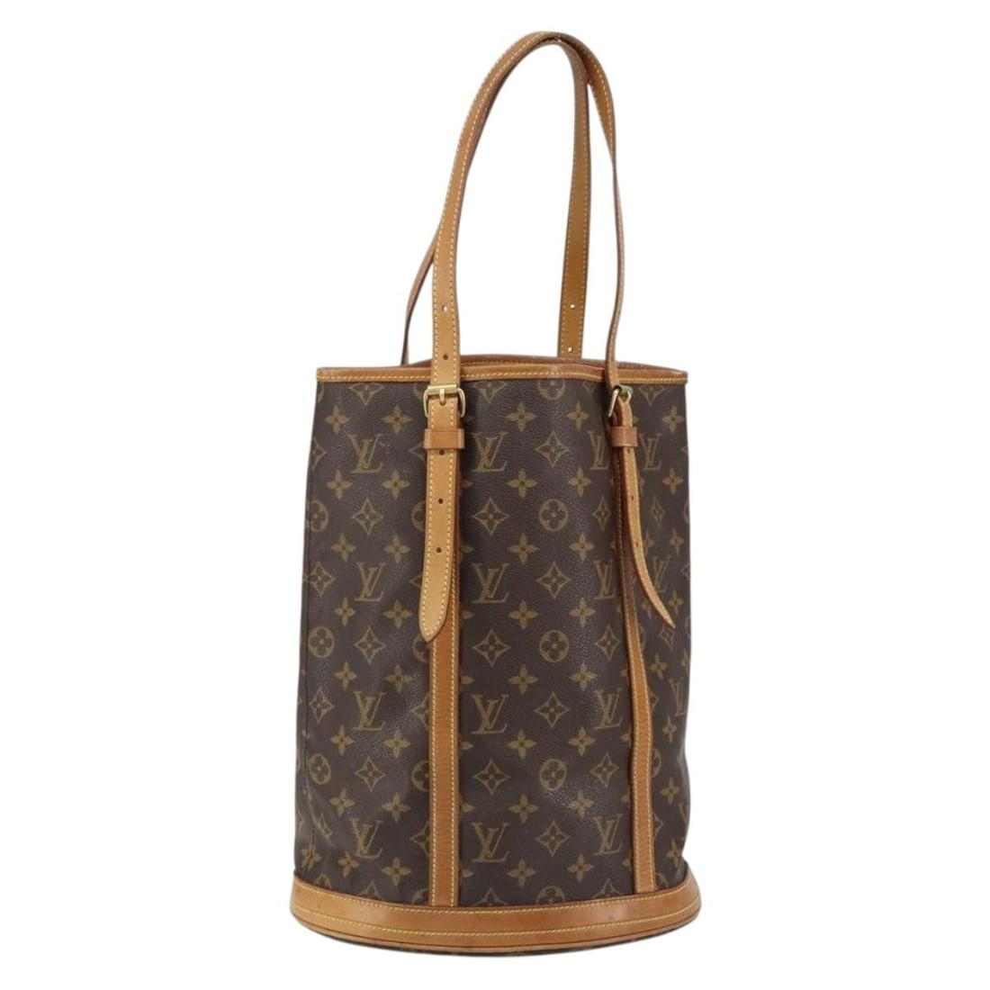 LOUIS VUITTON Monogram Bucket GM Shoulder Bag M42236 Auth France: LOUIS VUITTON Monogram Bucket GM Shoulder Bag M42236 Auth France Experience timeless elegance with the LOUIS VUITTON Monogram Bucket GM Shoulder Bag. Crafted in France, this versatile shoulder bag fea