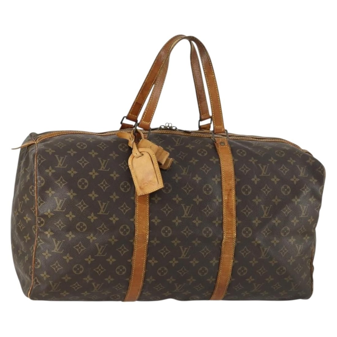 Monogram Canvas Sac Souple 55 Boston Bag by Louis Vuitton M41622: Monogram Canvas Sac Souple 55 Boston Bag by Louis Vuitton M41622 This is a Louis Vuitton Monogram Sac Souple 55 Boston Bag, featuring the iconic Monogram canvas exterior. The bag has a spacious interi