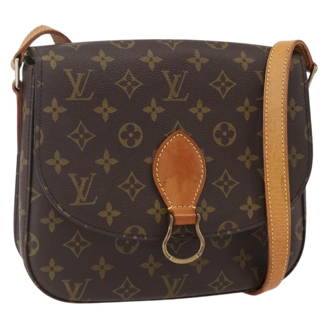 LOUIS VUITTON Monogram Saint Cloud GM Shoulder Bag M51242 Authentic France: LOUIS VUITTON Monogram Saint Cloud GM Shoulder Bag M51242 Authentic France Elevate your accessory collection with the LOUIS VUITTON Monogram Saint Cloud GM Shoulder Bag. Crafted from durable Monogram