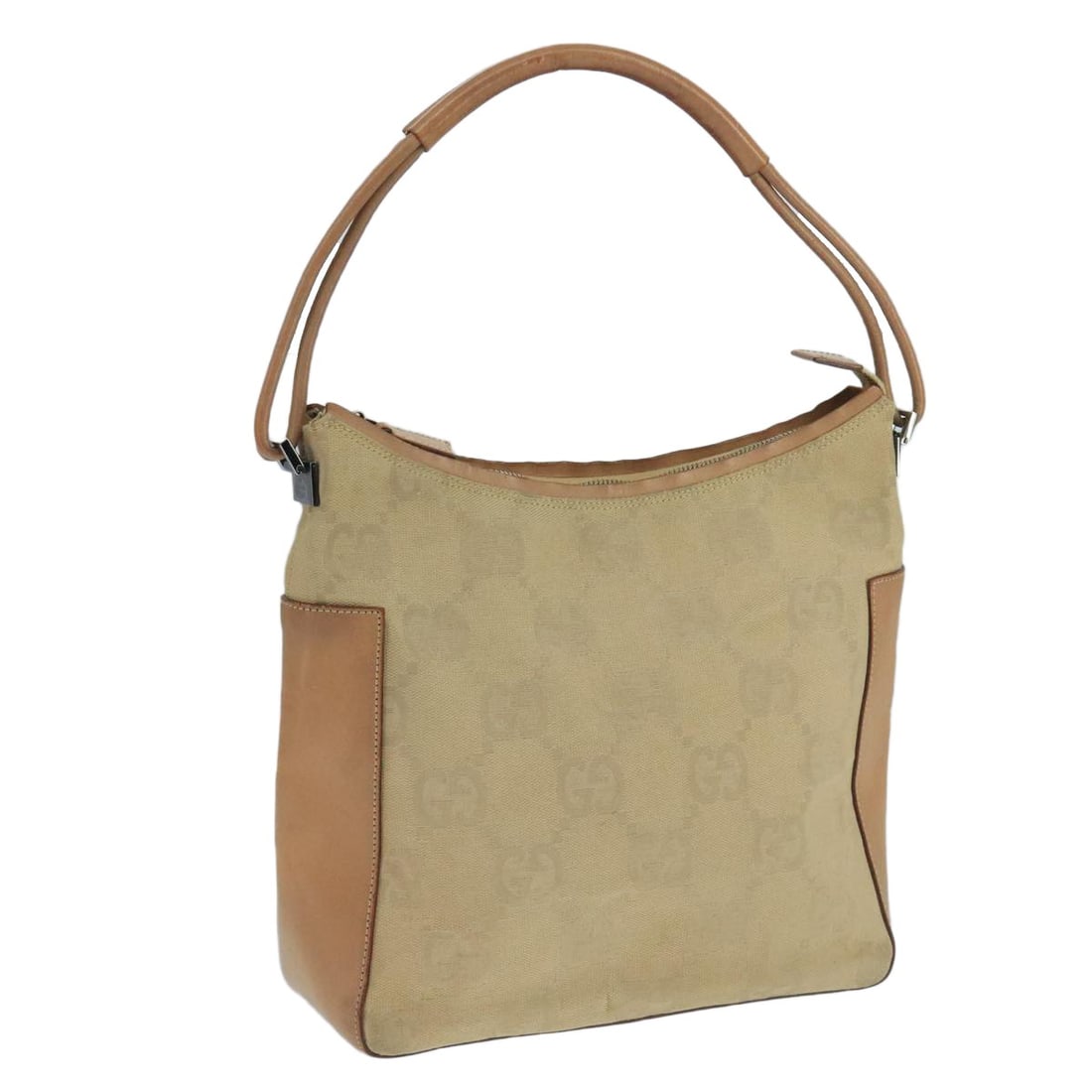 GUCCI GG Canvas Beige Shoulder Bag 001 3766 Authentic Italy (1 of 18)