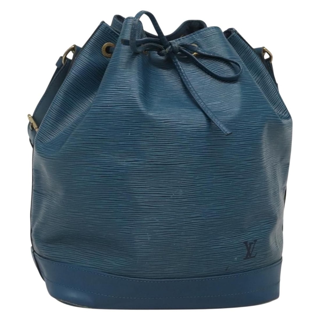 LOUIS VUITTON Epi Noe Shoulder Bag Toledo Blue M44005 Made in France: LOUIS VUITTON Epi Noe Shoulder Bag Toledo Blue M44005 Made in France Experience luxury and practicality with the LOUIS VUITTON Epi Noe Shoulder Bag in a stunning Toledo Blue hue. Crafted from durable