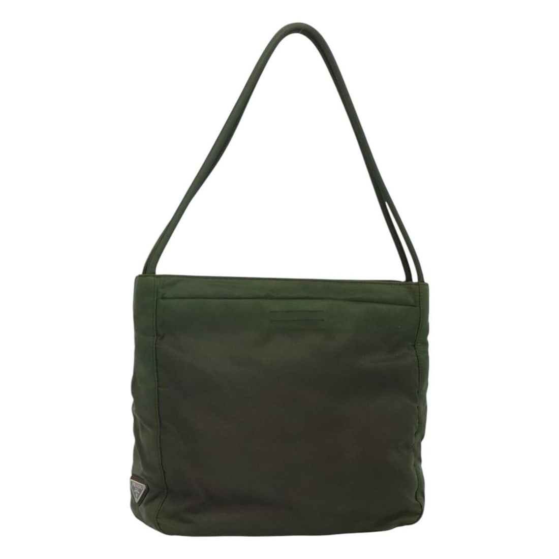 PRADA Khaki Nylon Tote Bag Made in Italy FM4369 (1 of 18)