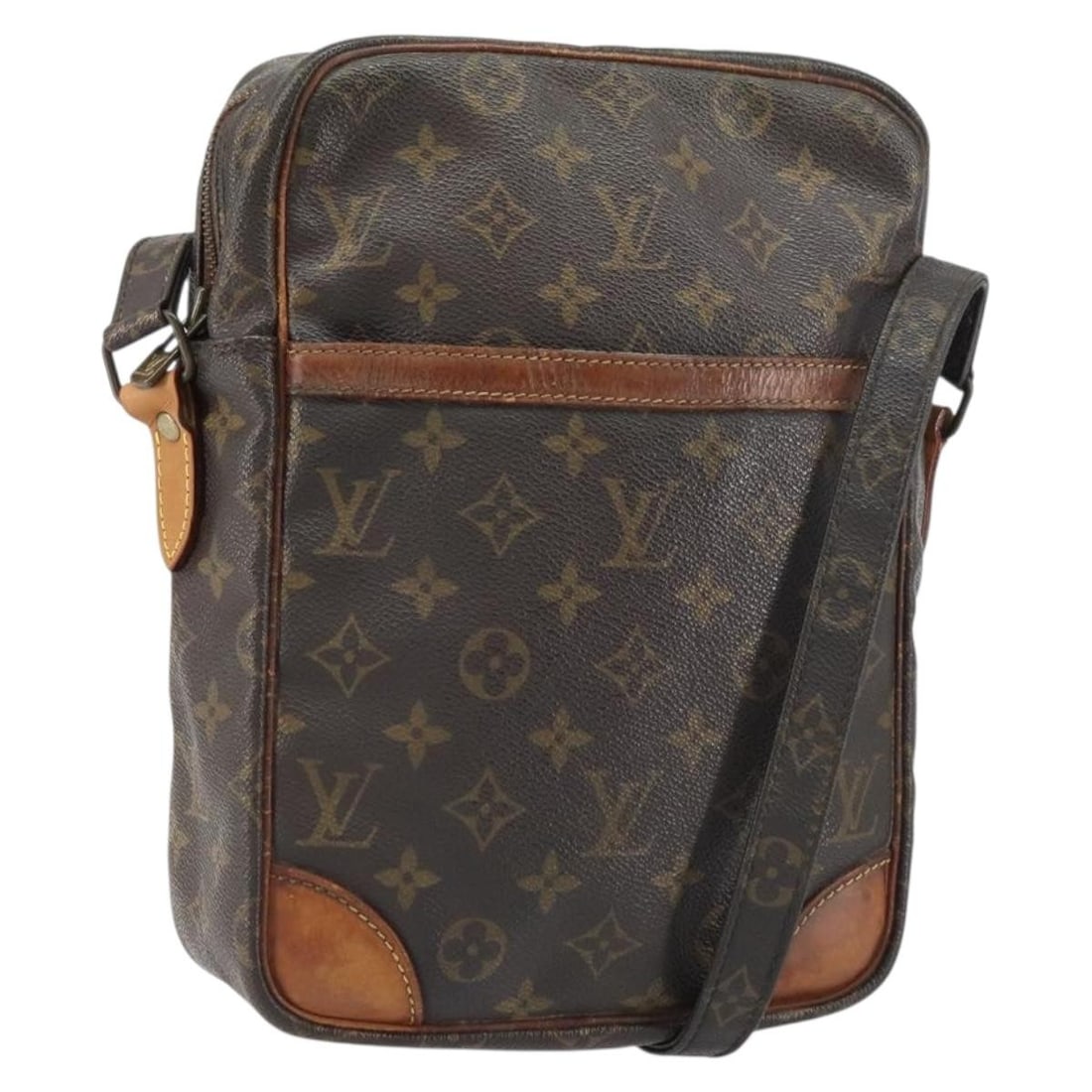 LOUIS VUITTON Monogram Danube MM Shoulder Bag M45264 Authentic: LOUIS VUITTON Monogram Danube MM Shoulder Bag M45264 Authentic The LOUIS VUITTON Monogram Danube MM Shoulder Bag combines luxury and practicality, ideal for everyday use. This stylish shoulder bag fea