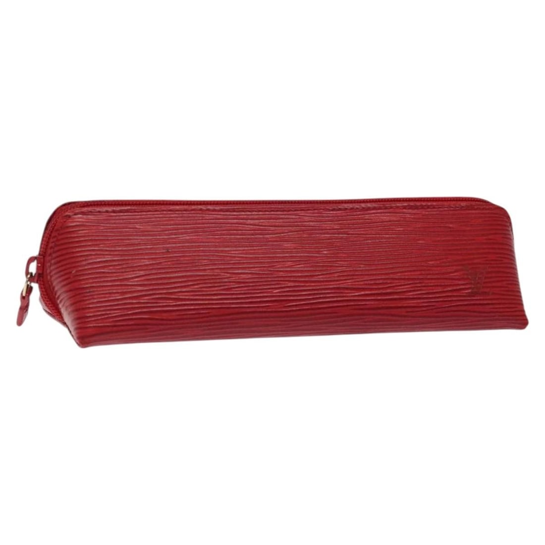 LOUIS VUITTON Red Epi Leather Pen Case M56547 LV Auth (1 of 17)