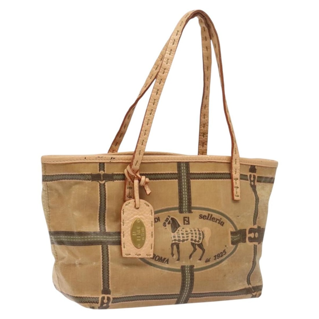 FENDI Beige Nylon Hand Bag Made in Italy: FENDI Beige Nylon Hand Bag Made in Italy This authentic Fendi hand bag showcases a sleek and stylish design, crafted from durable nylon in a sophisticated beige color. It features ample space for your