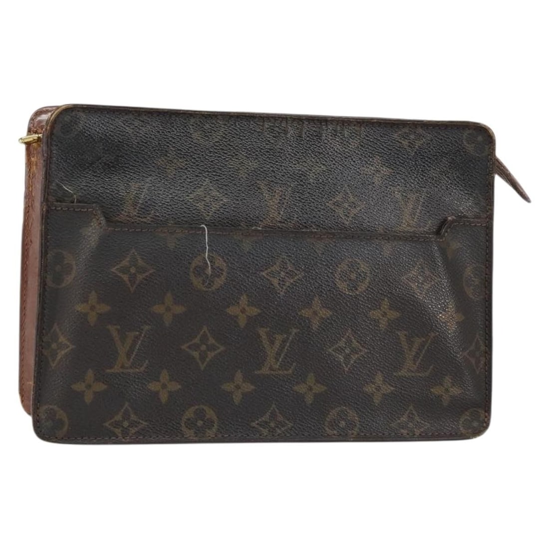 LOUIS VUITTON Monogram Pochette Homme Clutch Bag M51795 Auth TH8906: LOUIS VUITTON Monogram Pochette Homme Clutch Bag M51795 Auth TH8906 This authentic LOUIS VUITTON Monogram Pochette Homme Clutch Bag is a stylish accessory crafted from durable monogram canvas, showcas
