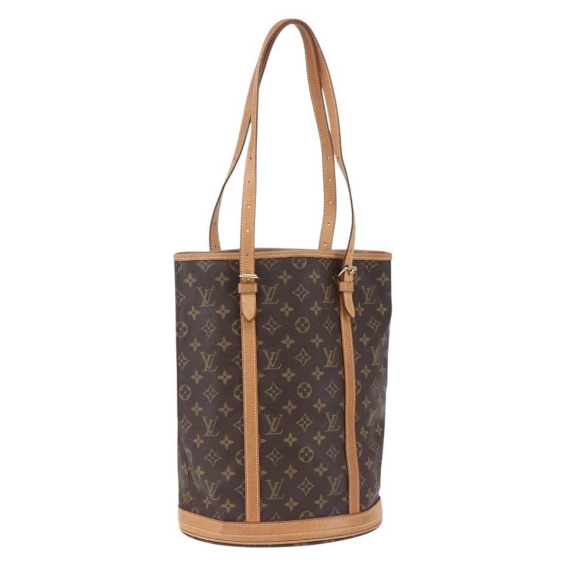 LOUIS VUITTON Monogram Bucket GM Shoulder Bag M42236 Auth France: LOUIS VUITTON Monogram Bucket GM Shoulder Bag M42236 Auth France This authentic LOUIS VUITTON Monogram Bucket GM Shoulder Bag (Product No. M42236) is a stylish and functional accessory crafted from du