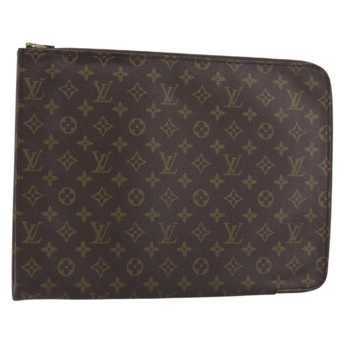 Monogram Canvas Posh Documents Clutch by Louis Vuitton M53456: Monogram Canvas Posh Documents Clutch by Louis Vuitton M53456 This Louis Vuitton Monogram Posh Documents Clutch Bag is crafted from signature monogram canvas and features a classic clutch style. Made