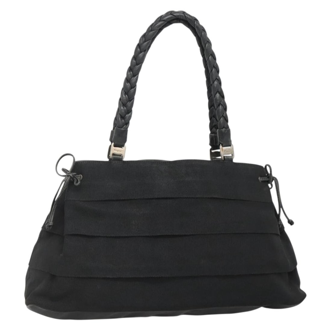 Salvatore Ferragamo Vala Tote Bag Black Gold Canvas Auth Italy: Salvatore Ferragamo Vala Tote Bag Black Gold Canvas Auth Italy This Salvatore Ferragamo Vala Tote Bag embodies an elegant blend of style and functionality. Crafted from durable black canvas with luxur