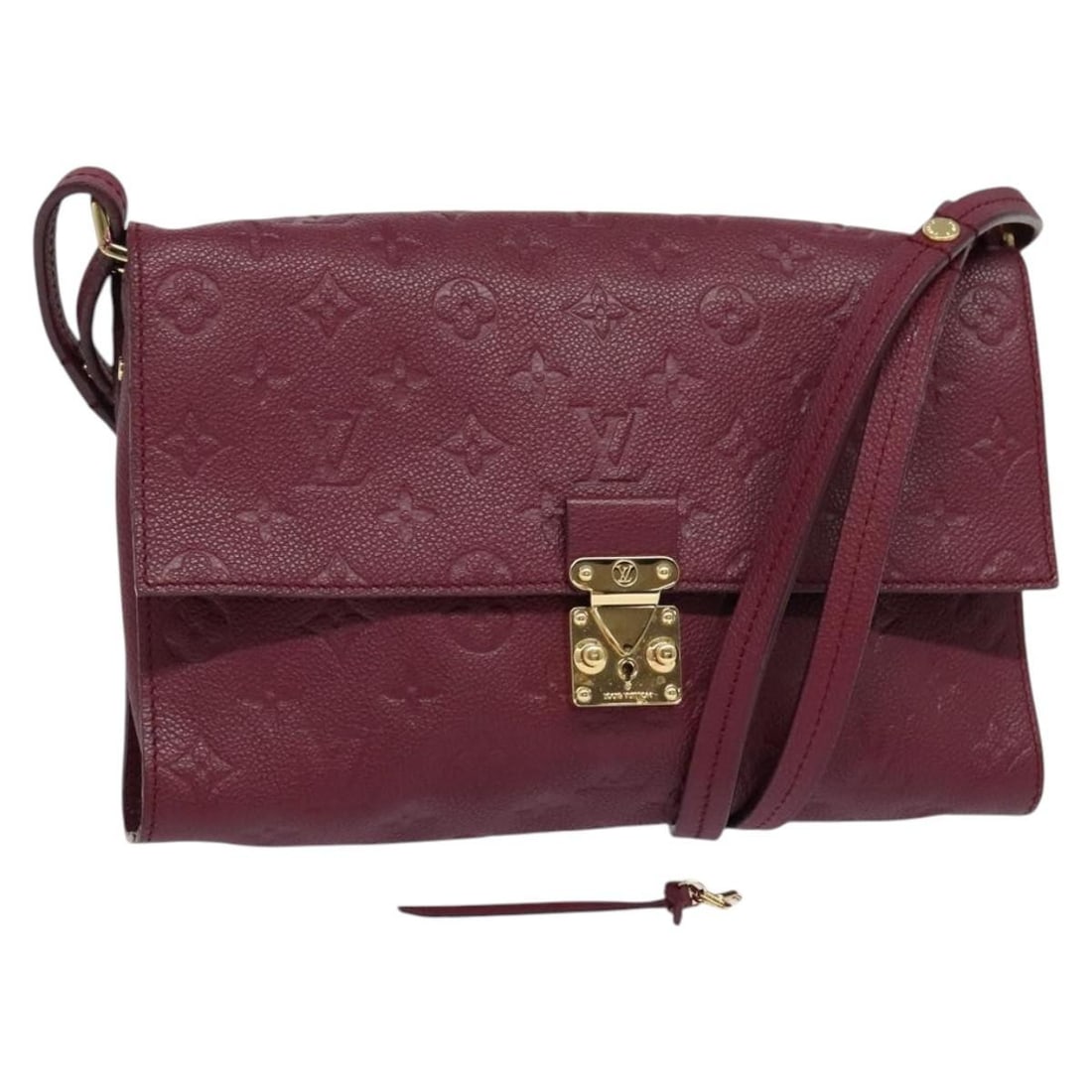 LOUIS VUITTON Empreinte Fascinant Shoulder Bag M94226 O'roll Leather: LOUIS VUITTON Empreinte Fascinant Shoulder Bag M94226 O'roll Leather This stunning Louis Vuitton Empreinte Fascinant Shoulder Bag is crafted from luxurious Monogram Empreinte Leather in a rich O'roll