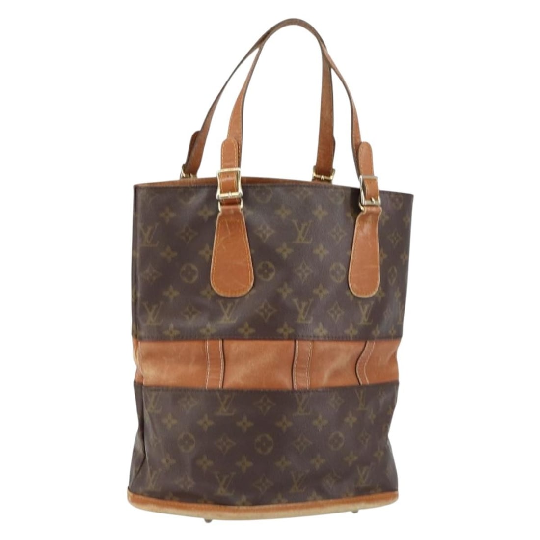 Louis Vuitton Bucket GM Monogram Canvas Shoulder Bag T42236 USA (1 of 18)