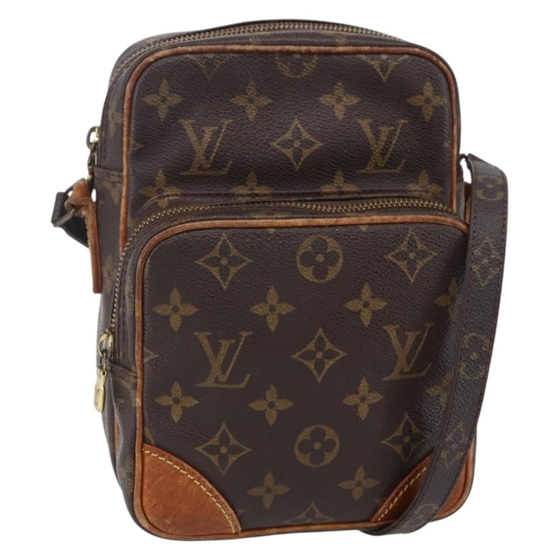 LOUIS VUITTON Monogram Amazon Shoulder Bag M45236 Auth France: LOUIS VUITTON Monogram Amazon Shoulder Bag M45236 Auth France Presenting the LOUIS VUITTON Monogram Amazon Shoulder Bag, a stylish accessory that embodies luxury and functionality. Crafted from high-q