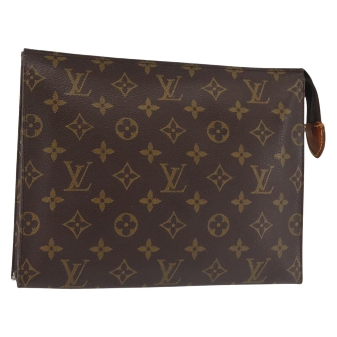 LOUIS VUITTON Monogram Poche Toilette 26 Pouch M47542 Authentic: LOUIS VUITTON Monogram Poche Toilette 26 Pouch M47542 Authentic This authentic Louis Vuitton Monogram Poche Toilette 26 Pouch (Model M47542) showcases the iconic Monogram Canvas in a stylish and pract