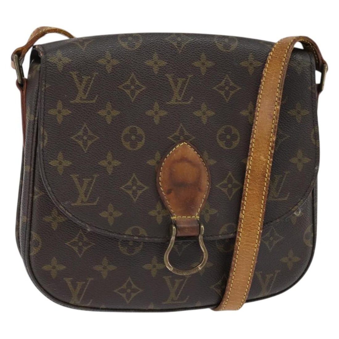 LOUIS VUITTON Monogram Saint Cloud GM Shoulder Bag M51242 Auth France: LOUIS VUITTON Monogram Saint Cloud GM Shoulder Bag M51242 Auth France Discover the LOUIS VUITTON Monogram Saint Cloud GM Shoulder Bag, a stylish and functional piece made from durable Monogram Canvas.