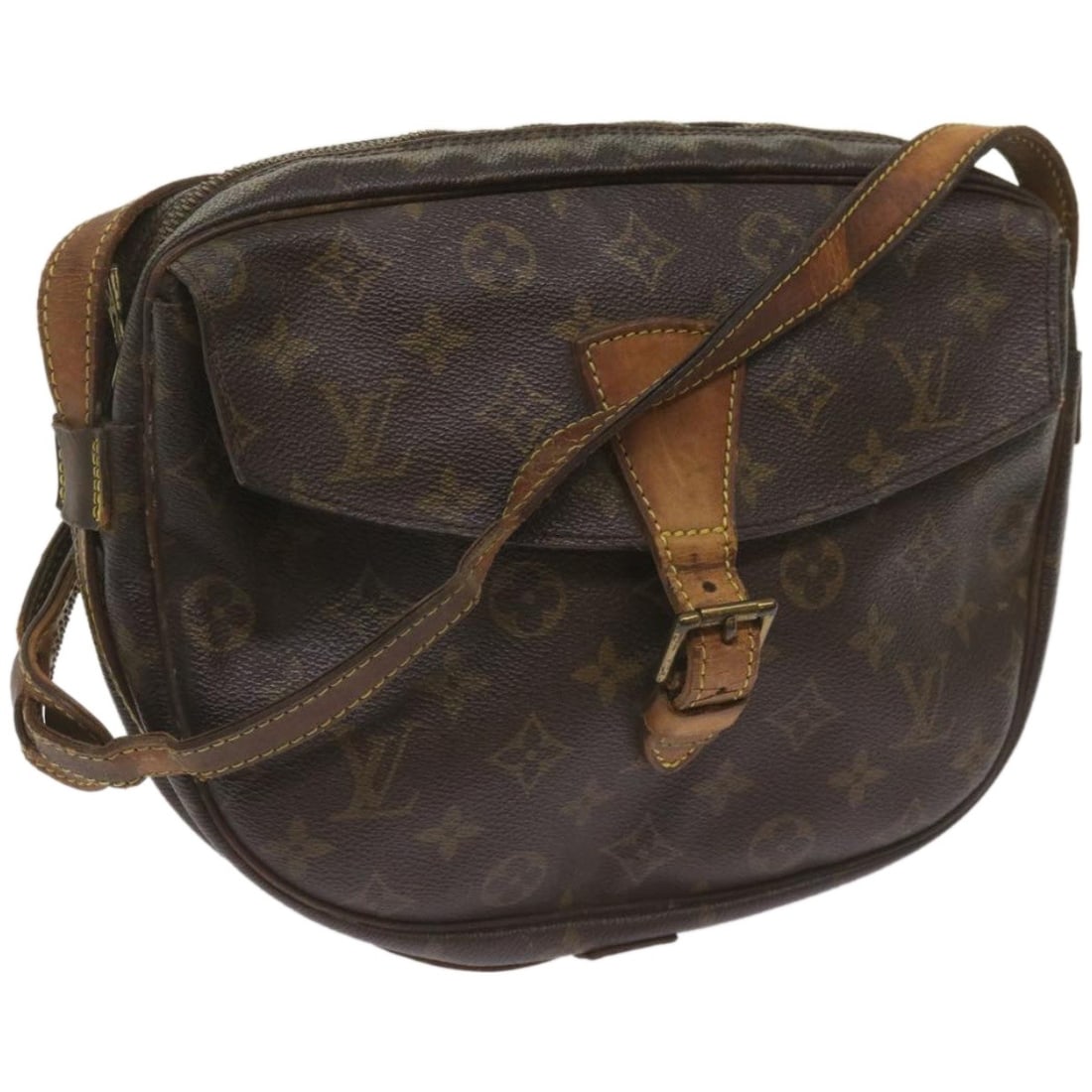 LOUIS VUITTON Monogram Jeune Fille GM Shoulder Bag M51225 France: LOUIS VUITTON Monogram Jeune Fille GM Shoulder Bag M51225 France Elevate your style with the LOUIS VUITTON Monogram Jeune Fille GM Shoulder Bag, a stunning accessory crafted with premium Monogram Canv