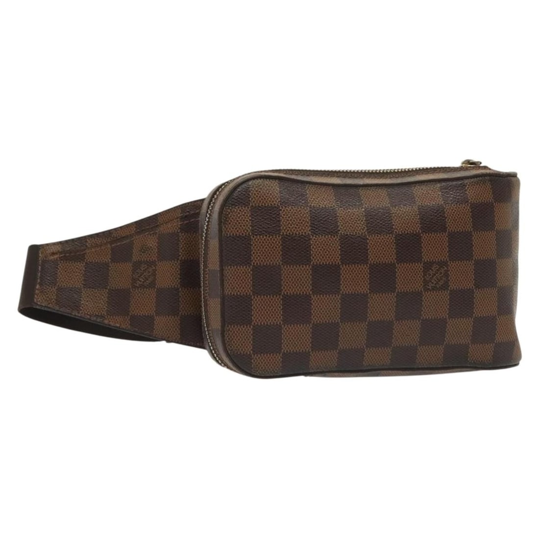 LOUIS VUITTON Damier Ebene Geronimos Shoulder Bag N51994 Made in Spain: LOUIS VUITTON Damier Ebene Geronimos Shoulder Bag N51994 Made in Spain This Louis Vuitton Damier Ebene Geronimos Shoulder Bag is a stylish and practical accessory, crafted from premium Damier Ebene ca