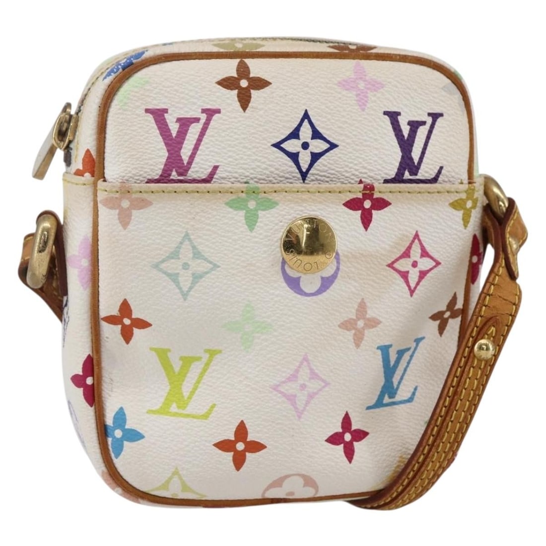 LOUIS VUITTON Monogram Multicolor Lift Shoulder Bag M40055 White Auth: LOUIS VUITTON Monogram Multicolor Lift Shoulder Bag M40055 White Auth This authentic LOUIS VUITTON Monogram Multicolor Lift Shoulder Bag is a stylish accessory perfect for everyday use. Crafted in Fra