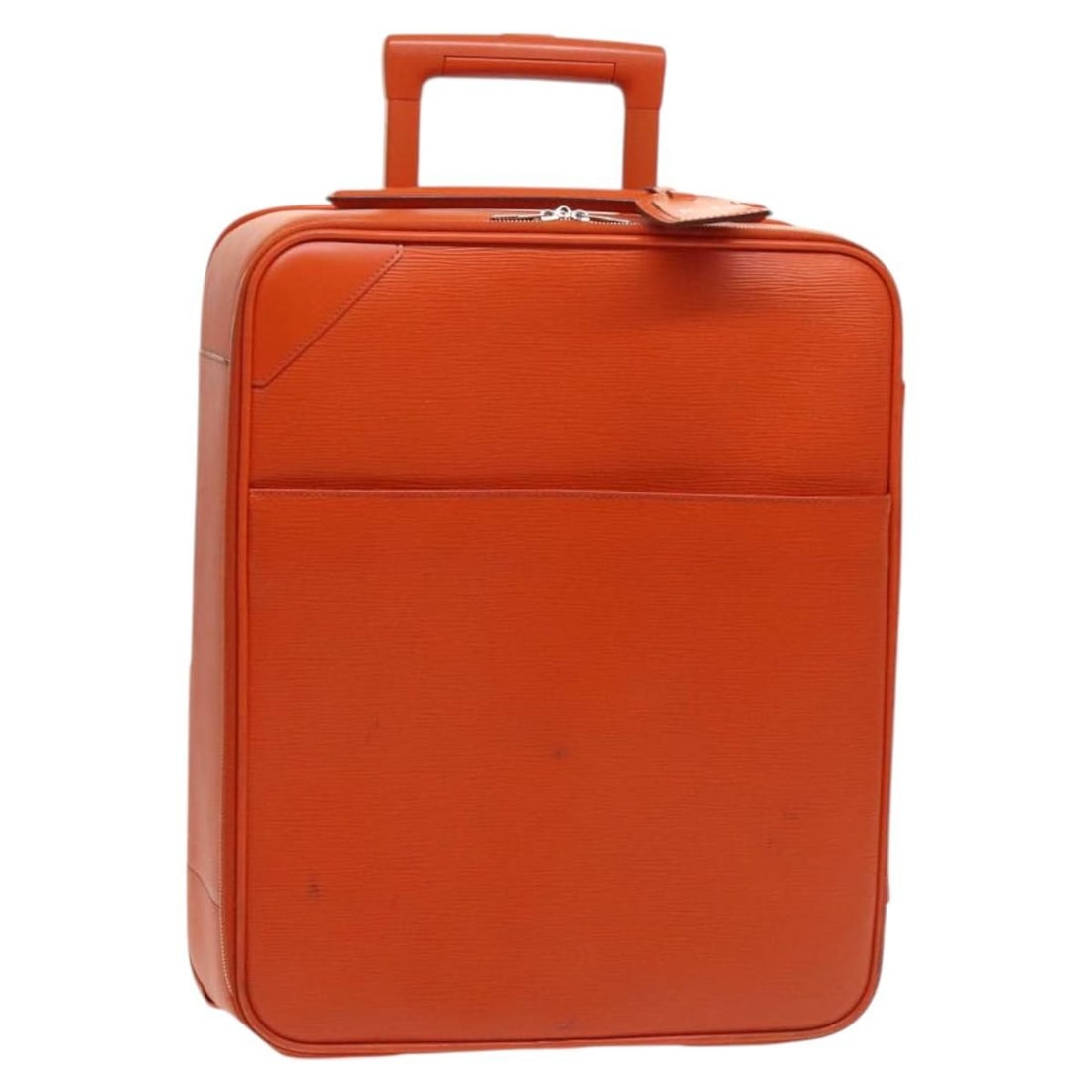 Louis Vuitton Epi Pegas 45 Suitcase Orange Pimon M40865 with Name Tag (1 of 18)