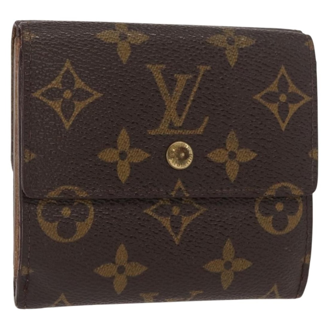 Louis Vuitton Monogram Elise M61654 Canvas Trifold Wallet France (1 of 18)