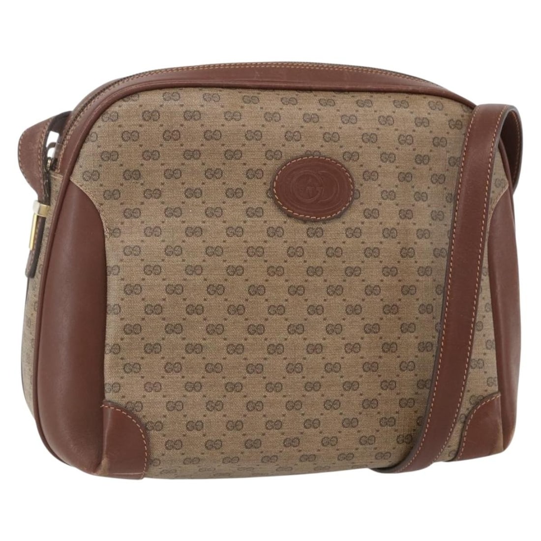 GUCCI Micro GG Supreme Beige Gold Shoulder Bag PVC Auth 001 406 0790: GUCCI Micro GG Supreme Beige Gold Shoulder Bag PVC Auth 001 406 0790 Discover the elegance of the GUCCI Micro GG Supreme Shoulder Bag, meticulously crafted in Italy. This stylish shoulder bag features