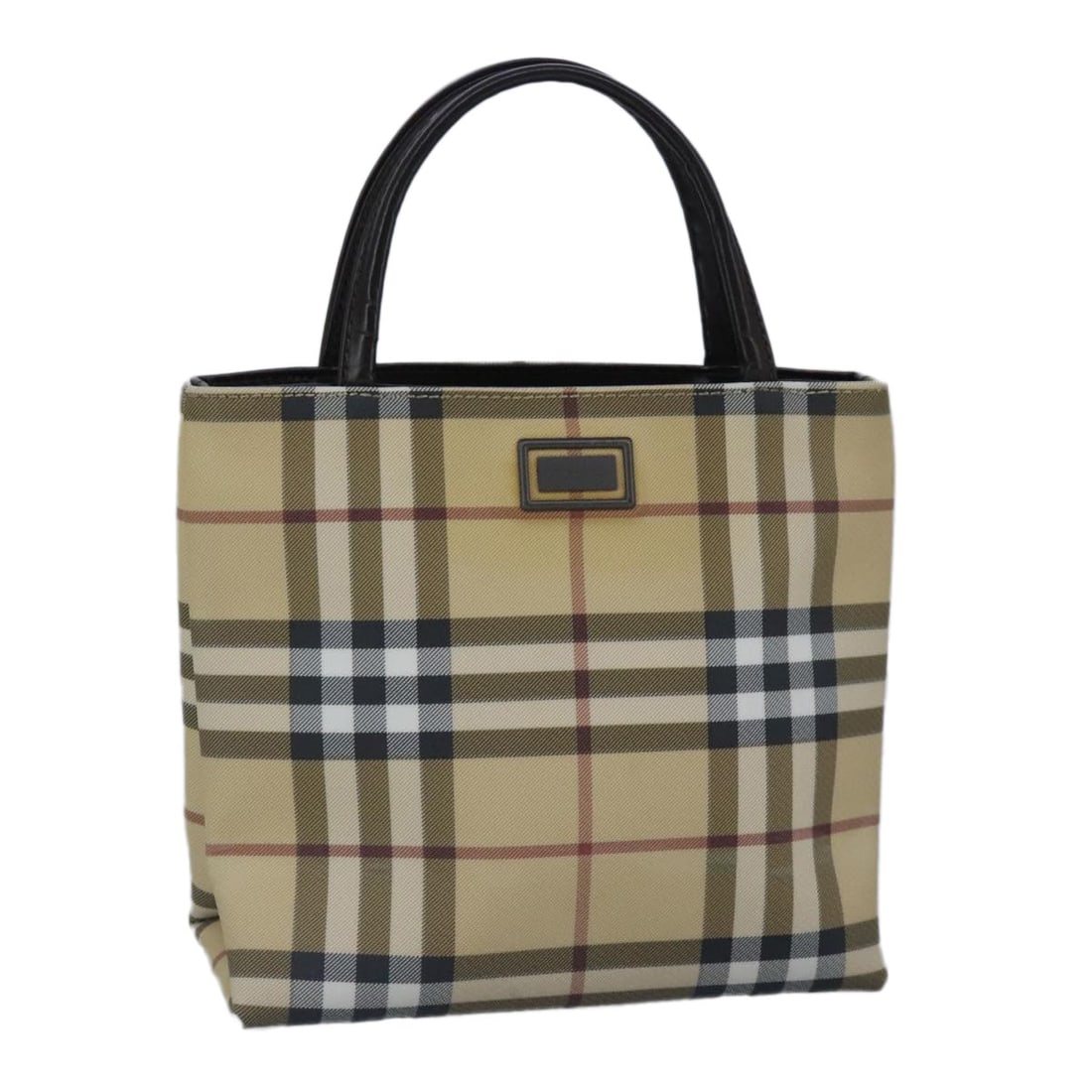 Burberry Nova Check Beige PVC Hand Bag Made in Italy (1 of 18)